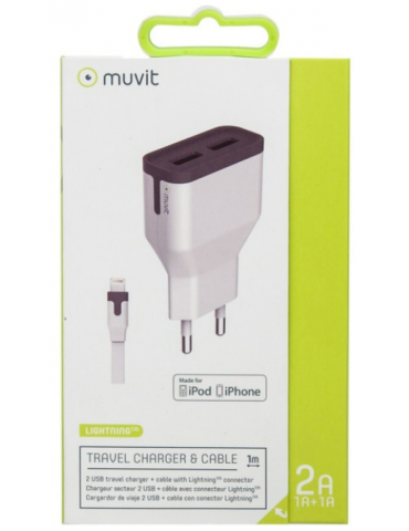 Chargeur iPhone - 1 mètre / 2A