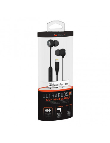 Ecouteurs lightning noir -...